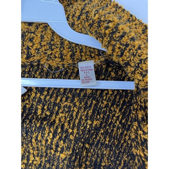 Vintage Puff Sleeve Oversized Long Cardigan Sweater Coat - Picture 3 of 8